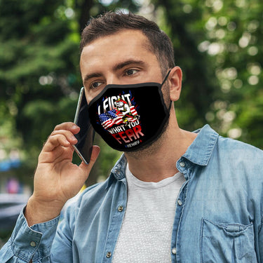 Personalized Dog Gift Idea - I Hold A Hammer And Fight What You Fear For Dog Lovers - Cloth Mask